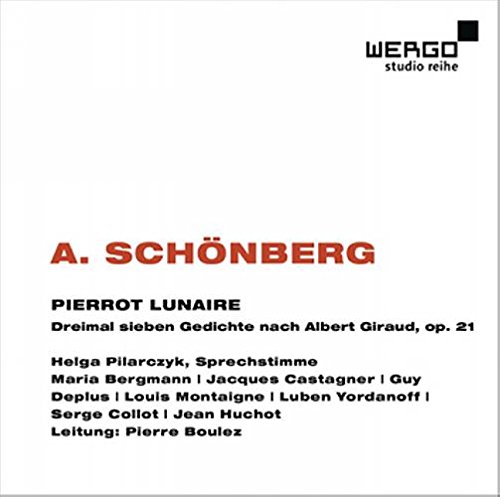 Comprar Schoenberg : Pierrot lunaire. Pilarczyk, Bergmann, Castagner, Boulez. al mejor precio