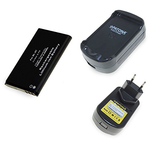 Comprar Caricabatteria + Batteria per Nokia BL-5c 100 101 109 112 113 1100 1101 1110 1112 al mejor precio