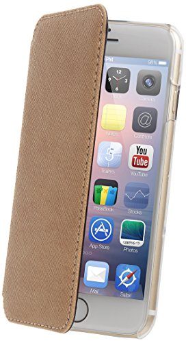 Comprar Muvit Crystal - Funda tipo libro para iPhone 6, color amarillo al mejor precio