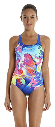 Comprar Speedo Jodelay - Bañador para mujer, color Gris Oxydé/Deep Peri/Sirène, tamaño small al mejor precio