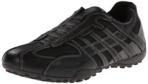 Comprar Geox UOMO SNAKE L - Caña baja de lona hombre, color negro, talla 47 al mejor precio