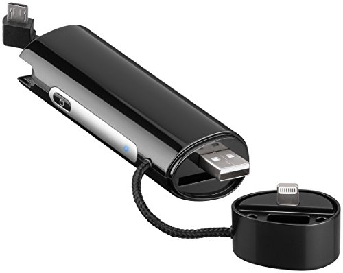Comprar Goobay Powerbank 2600 mAh (Micro USB - Lightning), negro - apropiado para Handys, MP3- Player, PDAs, Smartphones, sistema de navegacióne usw. al mejor precio