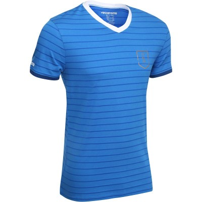 Comparar mejores precios Camiseta hincha niños FP300 Italia azul KIPSTA con descuentos Comprar Camiseta hincha niños FP300 Italia azul KIPSTA al mejor precio