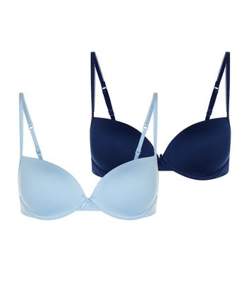 Comprar Teens 2 Pack Navy and Blue Underwired Bras al mejor precio