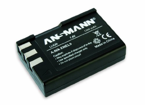 Comprar Ansmann 5044133/05 - A-NIK EN EL 9 Li-Ion, batería 7,4V/1300mAh para cámara digital de fotos Nikon al mejor precio