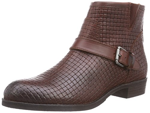 Comprar Marc O'Polo Stiefelette - Botas de motociclista de piel mujer, color marrón, talla 39 1/3 al mejor precio