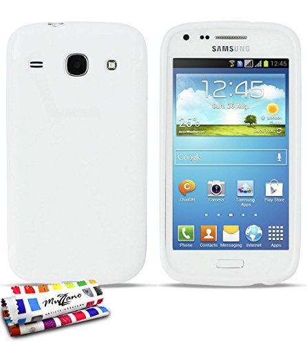 Comprar Muzzano F24600 - Funda para Samsung Galaxy Core / I8260, color blanco al mejor precio