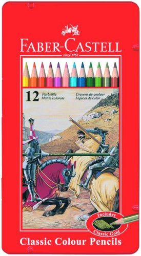 Comprar Faber-Castell Classic - Set de 12 lápices de colores (en estuche metálico) al mejor precio