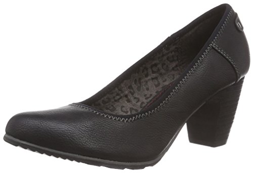 Comprar s.Oliver 22402 - zapatos de tacón cerrados de material sintético mujer, color negro, talla 42 al mejor precio