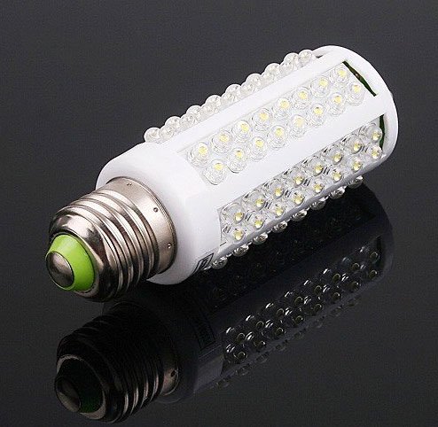 Comprar Bombilla 108 Leds 7W E27 color blanca 220V luz caliente al mejor precio