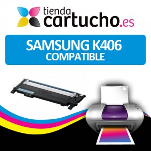 Comprar Toner SAMSUNG CLP365 (K406) CYAN Compatible Toner SAMSUNG CLP365 (K406) CYAN Compatible al mejor precio
