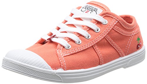Comprar Le Temps des Cerises Lc Basic 02 - Zapatillas de deporte de canvas para niña Naranja Orange (Agrume) 34 al mejor precio