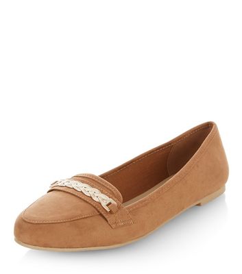 Comprar Tan Chain Trim Loafers al mejor precio
