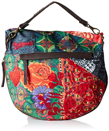 Comprar Desigual Folded Ashbury New - Bolso cruzados para mujer, color rojo, talla talla única al mejor precio