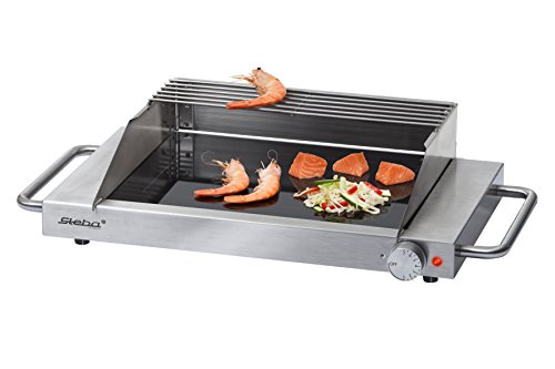 Comprar Steba GP 3S - Barbacoa (Negro, Acero inoxidable, Acero inoxidable, 1200 W, 4.2 kg, 650 mm, 370 mm) al mejor precio