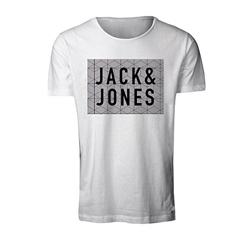 Comprar Jack & Jones - Camiseta - redondo - Manga corta - para hombre blanco blanco Medium al mejor precio