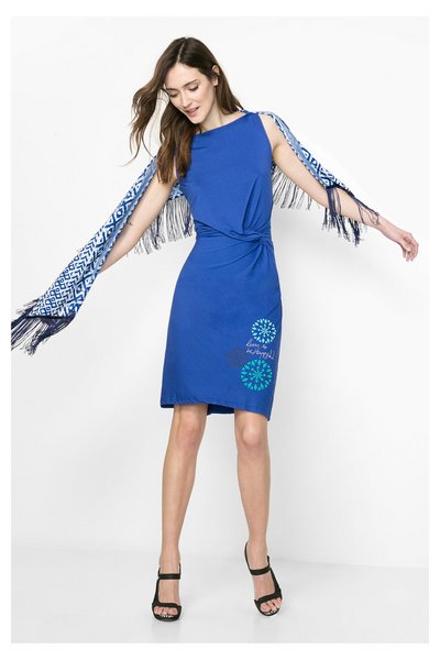 Comprar Desigual - Mujer - Vestido azul sin mangas - N�lida - Size M al mejor precio