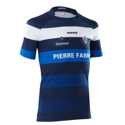 Comprar Camiseta réplica niños Castres Olympique TOP14 local 2015 2016 KIPSTA al mejor precio