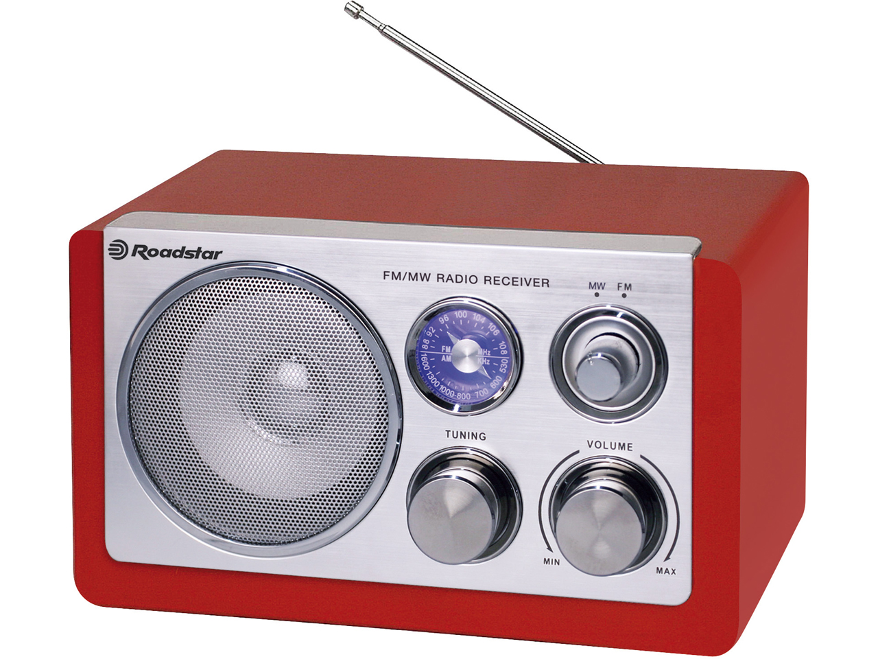 Comprar Radio portátil AM/FM Roadstar HRA-1200N/RD color rojo al mejor precio