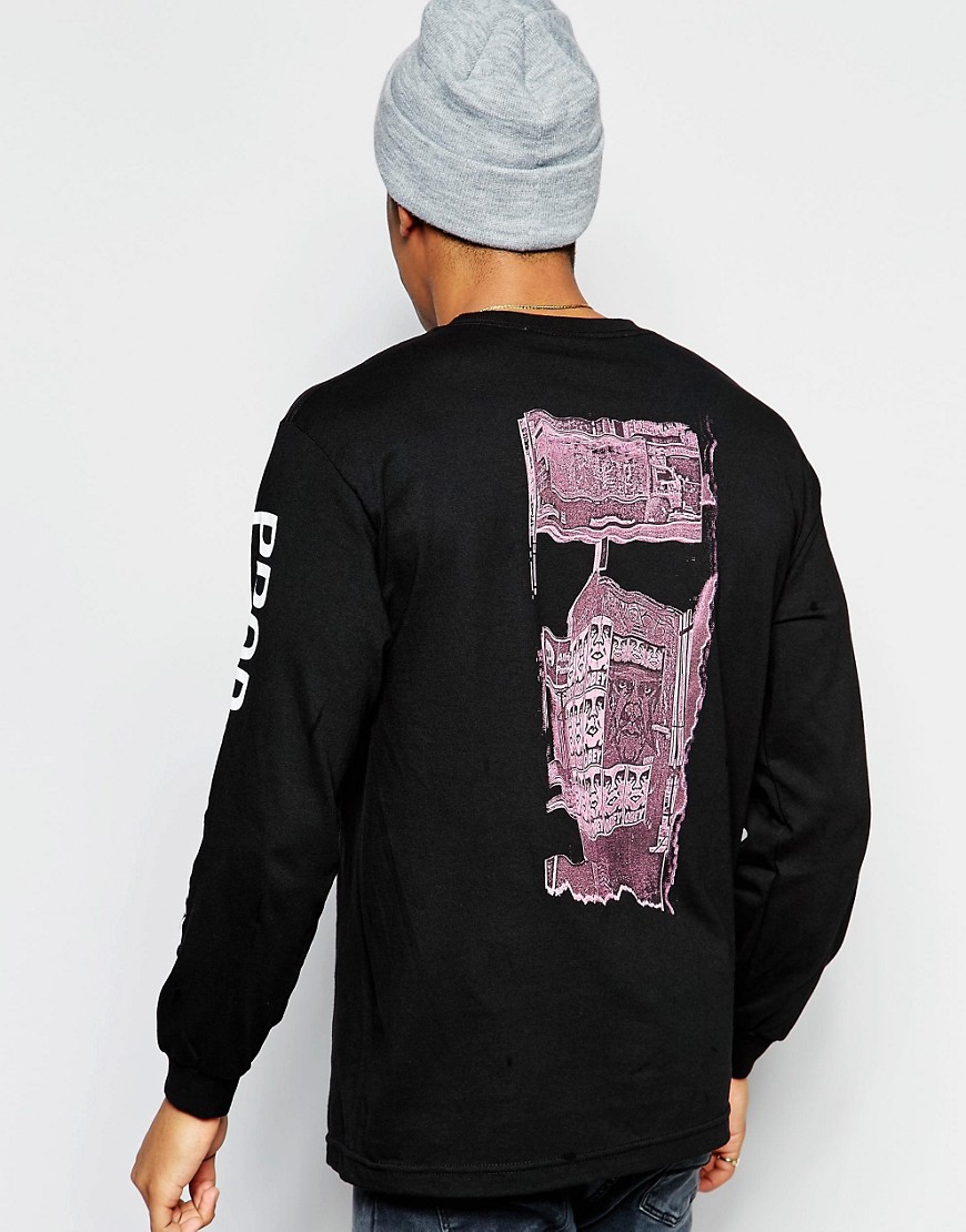 Comprar Camiseta de manga larga con estampado trasero de Obey al mejor precio