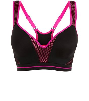 Comprar Black Contrast Underwired Sports Bra al mejor precio