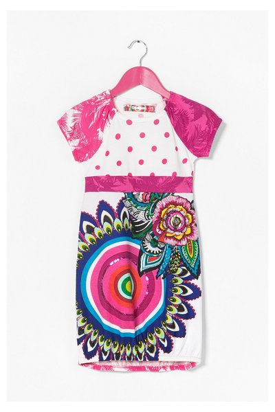 Comprar Desigual - Mujer - Vestido a topos para niña - Brazzaville - Size 3/4 al mejor precio