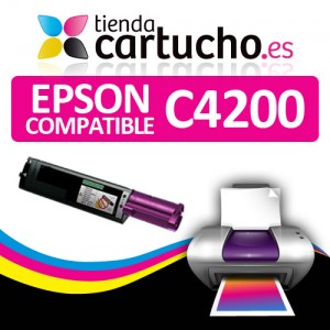 Comprar Toner MAGENTA EPSON C4200 compatible, sustituye al toner original EPSON C13S050243Toner MAGENTA EPSON C4200 compatible, sustituye al toner original EPSON C13S050243 al mejor precio
