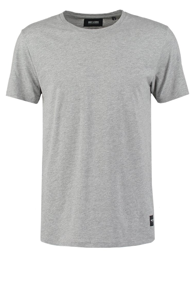 Comprar Only & Sons ONSCURVED REGULAR FIT  Camiseta básica light grey melange al mejor precio