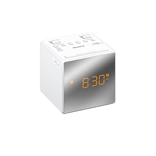 Comprar Sony ICFC1TW.CED - Radiodespertador (AM/FM, alarma dual, fecha, pantalla LED) color blanco al mejor precio