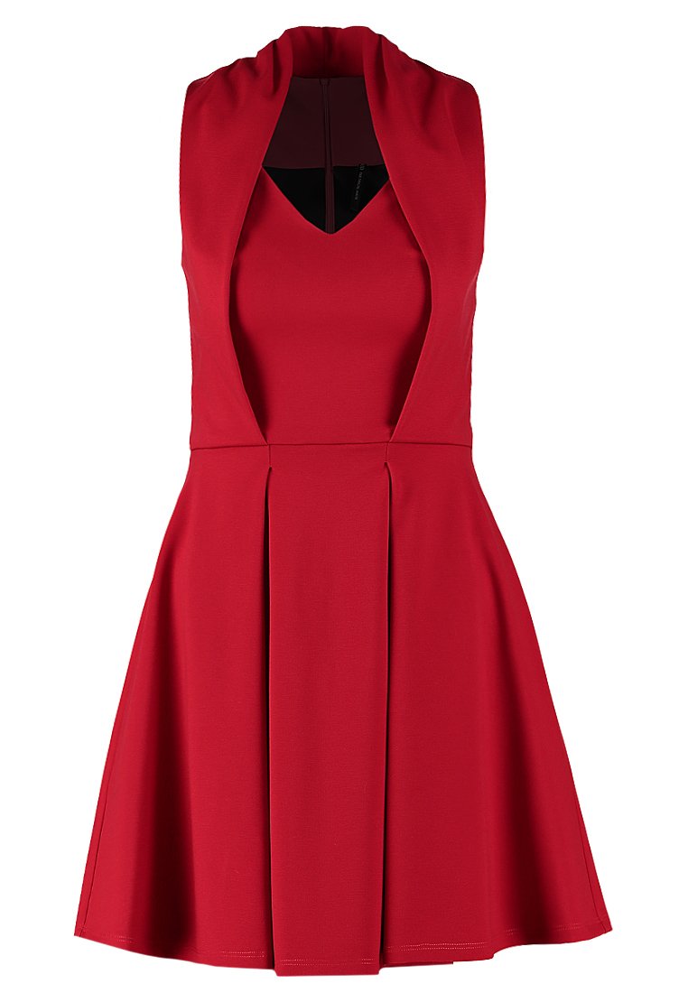 Comprar SUD Plein Sud Vestido de algodón rosso al mejor precio