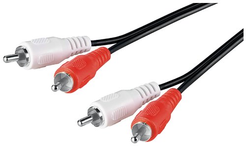 Comprar Wentronic AVK 128-1000 10.0m - cables de audio (2 x RCA, 2 x RCA, Macho/Macho, Negro) al mejor precio