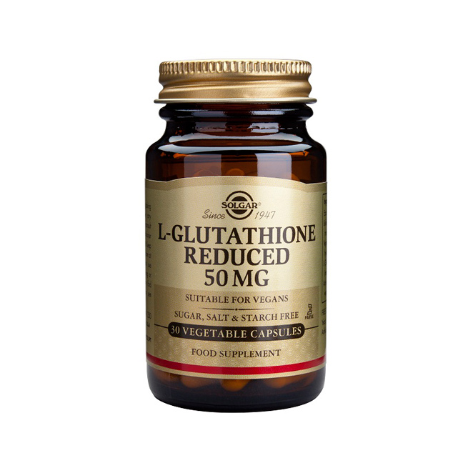 Comprar L-Glutation Solgar 50 mg. 30 Cápsulas al mejor precio