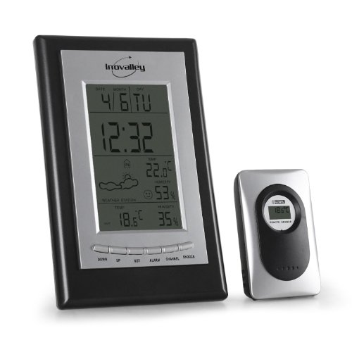 Comprar Inovalley SM121 - Estación meteorológica (Monocromo, Negro) al mejor precio