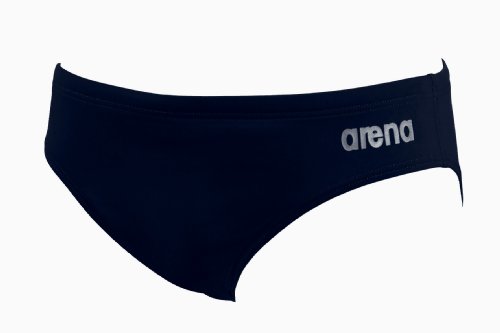 Comprar Arena Saredos - Slip de natación para hombre, color Azul oscuro/Plateado, talla 75cm al mejor precio