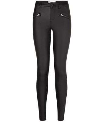 Comprar Teens Black Coated Zip Front Jeans al mejor precio