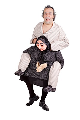 Comprar Nines d'Onil Export - Disfraz de abuelo quejica para adultos, color negro, beige y blanco (D8976) al mejor precio