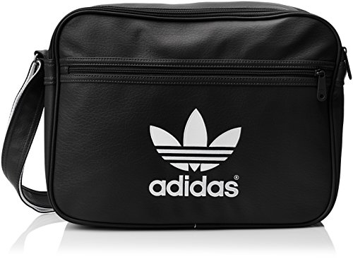 Comprar adidas Airliner Adicolor - Bolsa, color negro oscuro / blanco, talla única al mejor precio