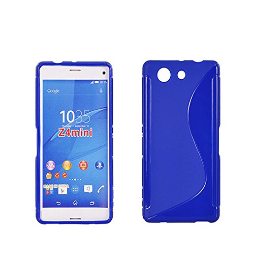 Comprar Bluetrade BT-TPU-SEXZ4ML - Funda TPU tipo S para Sony Xperia Z4 Compact, color azul al mejor precio