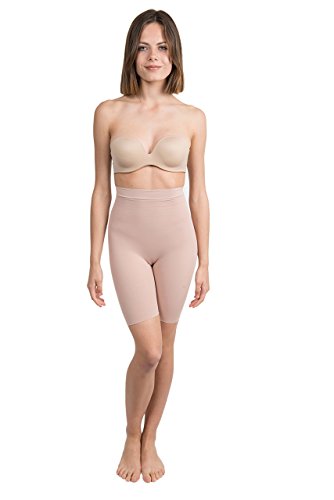 Comprar ANAISSA, Shorty miniAdelgazante Emana Triple Acción - Short sin mangas para mujer, color beige, talla M (40-42) al mejor precio