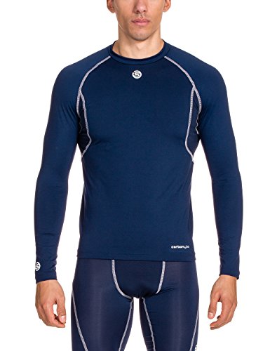 Comprar Skins Carbonyte Thermal Long Sleeve Top Round Neck - Prenda, color azul, talla xxl al mejor precio