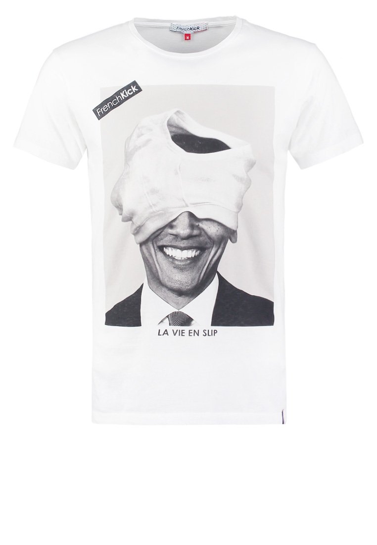 Comprar French Kick Camiseta print white al mejor precio