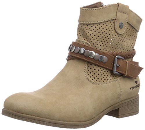 Comprar Tom Tailor Kids Tom Tailor Kinderschuhe - botas de caño bajo de material sintético niña, color marrón, talla 35 al mejor precio