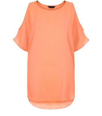 Comprar Bright Pink Cold Shoulder Top al mejor precio