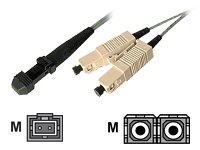 Comprar Dexlan - Cable de fibra óptica dúplex (62,50/125, MTRJ-SC, OM1, 2 m) al mejor precio