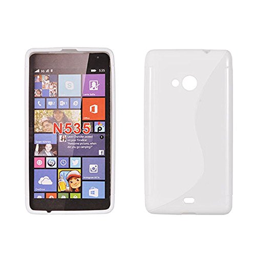 Comprar Bluetrade BT-TPU-NL535W - Funda TPU para Microsoft Nokia Lumia 535, color blanco al mejor precio