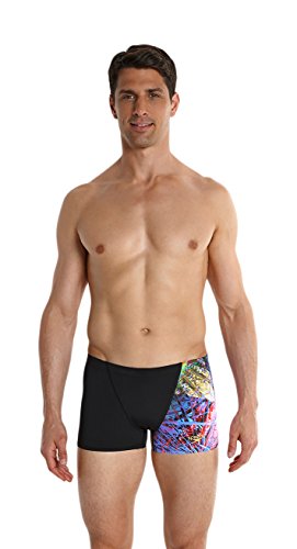 Comprar Speedo Koleido Digital V Aqua-Bañador para hombre, color Negro - Noir/Vert Fluo/Jaune Fluo, talla FR: 85 ( Talla Fabricante: 34) al mejor precio