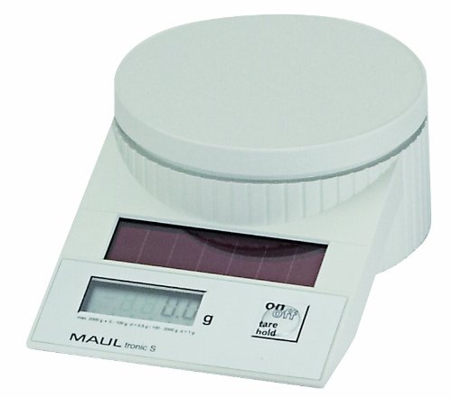 Comprar MAUL Solar Letter Scales MAULtronic S. 2000 gr. Grey - pesacartas (Gris, 196 x 130 x 65 mm) al mejor precio