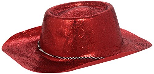 Comparar mejores precios Cowboy Red Glitter Hat (gorro/ sombrero) con descuentos Comprar Cowboy Red Glitter Hat (gorro/ sombrero) al mejor precio