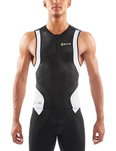 Comprar Skins Tri 400 Top sin mangas W Zip Muticolor Negro / Blanco Talla:S al mejor precio