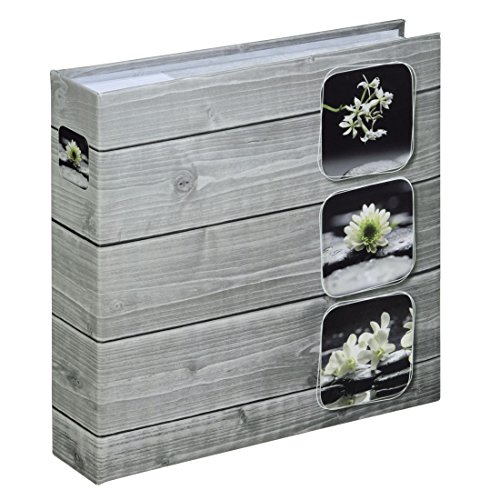 Comprar Hama Fino 00001841 - Álbum de foto (protector, 22.5 x 22.5 cm, para 200 fotografías de 10 x 15 cm), color gris al mejor precio